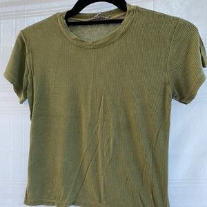 super soft green tshirt